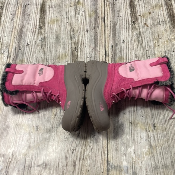 North Face snow boot Pink size 2 girls - Picture 3 of 10